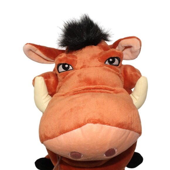 Disney Parks Resort The Lion King Pumbaa Warthog Plush Stuffed Animal Bugs 16in - Picture 2 of 7